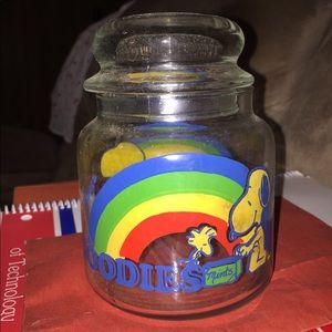 Snoopy Glass Jar
